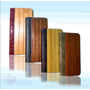 with Real Bamboo Wood Rear wood case for iphone